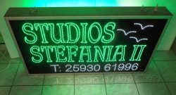 Επιγραφές led studios Ελληνικής δικής μας κατασκευής.