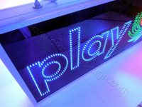 Επιγραφή ΟΠΑΠ play μπλε led.
