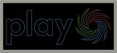 Επιγραφή LED ΟΠΑΠ play.