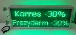 Ηλεκτρονική επιγραφή δύο σειρών 103 x 39 εκ. Ηλεκτρονική επιγραφή δύο σειρών 103x39 εκ.