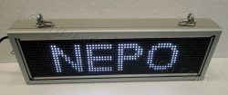 Ηλεκτρονικές επιγραφές led 71x23 εκ. με ένδειξη νερό.