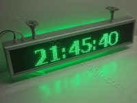 Όλες οι ηλεκτρονικές επιγραφές led περιλαμβάνουν standard ένδειξη ώρας.