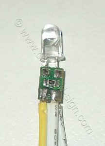 Υλικά επιγραφών led καλωδιωμένο led σε pcb με smd αντίσταση. Καλωδιωμένο led σε pcb με smd αντίσταση.