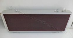 Led πινακίδα 103 x 39 εκατοστά, με προστασία οθόνης led.