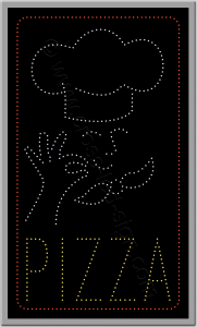 Πινακίδες καταστημάτων led pizza 3w. Πινακίδες καταστημάτων led pizza 3w.