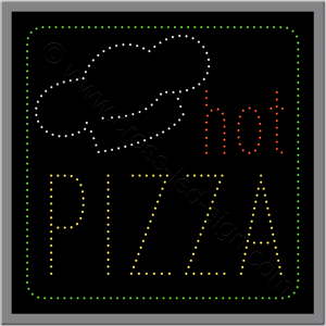 Πινακίδες καταστημάτων led pizza 4w.