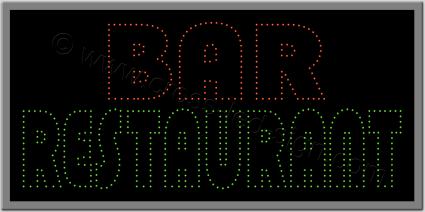 Πινακίδες καταστημάτων led restaurant bar 1. Πινακίδες καταστημάτων led restaurant bar 1.