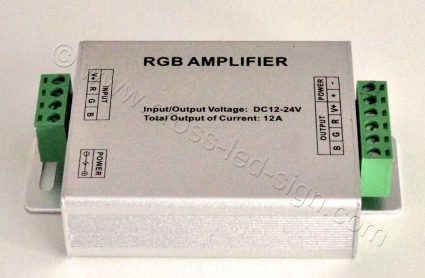 RGB led amplifier, πλάγια όψη.