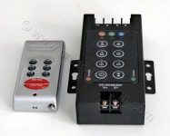 RGB led controller 12-24V 3x4A, πλευρά εισόδου 12v/12,5A.