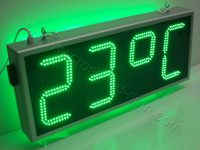 Ρολόι led μεγάλο 85Χ38 εκατοστά, ένδειξη ημερομηνίας.