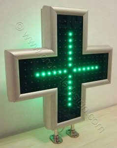 Εσωτερική σειρά LED σταυρού φαρμακείου 70 εκατοστών.