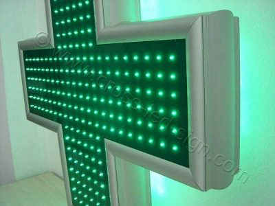 Πλαίσιο σταυρού φαρμακείου LED 90 cm, από ανοδιωμένο αλουμίνιο. Πλαίσιο σταυρού φαρμακείου LED 90 cm, από ανοδιωμένο αλουμίνιο.