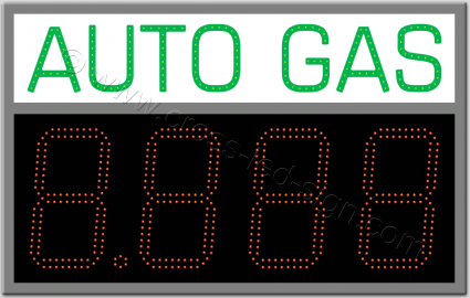 Πινακίδα auto gas led βενζινάδικου 80 x 50 εκατοστά με ψηφία. tampela-auto-gas-pshfia-benzinadiko-24-425x270-cls