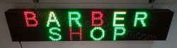 Ταμπέλα επιγραφή led 160x32 εκ. με ένδειξη barber shop.