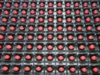 Η διάταξη των led της επιγραφής 192x16 εκατοστών, είναι ανά 10 χιλιοστά από κέντρο σε κέντρο led.