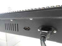 Είσοδοι USB και καλωδίου ρεύματος 220V, επιγραφής led 64x16 εκατοστών.