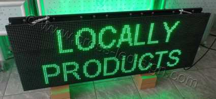 Ταμπέλα led 128x48 locally products.