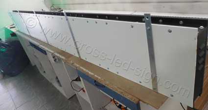 Ταμπέλα led 288x32 πίσω πλευρά.