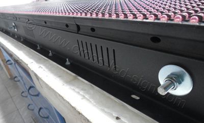 Ταμπέλα led 320 x 32 κάτω αεραγωγοί επιγραφής.