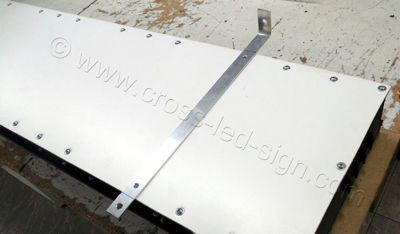 Ταμπέλα led 320 x 32 ανάρτηση επιγραφής.