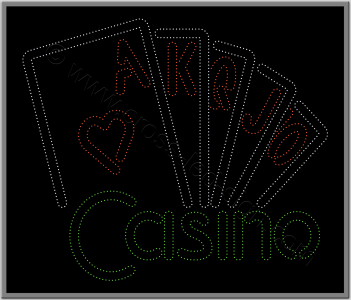 Ταμπέλες καταστημάτων led casino 1w.