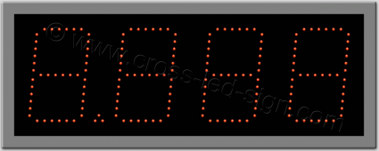 Πινακίδα ψηφίων led βενζινάδικου 60 x 23 εκ. με μονή σειρά led. Ταμπέλα ψηφίων led βενζινάδικου 60 Χ 23 εκ. Μονή σειρά led.