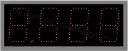 Πινακίδα ψηφίων led βενζινάδικου 68 x 26 εκ. με μονή σειρά led. Ταμπέλα ψηφίων led βενζινάδικου 68 Χ 26 εκ. Μονή σειρά led.