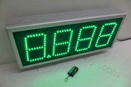 Πινακίδα για βενζινάδικο μονής σειράς led. Ταμπέλα led μονής σειράς για βενζινάδικο.